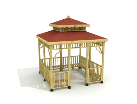 Pg 3004 Sari Cam Yesil Emprenye 300CM-X300CM-400CM-X400CM | Kent Mobilyaları | Erse Kent Mobilyaları